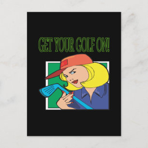 Holen Sie sich Ihren Golf Postkarte