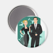 Holen Sie sich Ihren Martinis fertig! Magnet (Vorderseite/Rückseite)