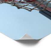 Holen Sie sich ins Spiel! Basketball-Poster Poster (Ecke)