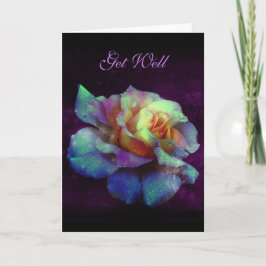 Holen Sie sich Lila Kissenwurzel-Rose Karte