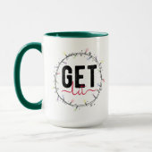 Holen Sie sich Lit Funny Christmas Tasse (Links)
