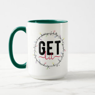 Holen Sie sich Lit Funny Christmas Tasse