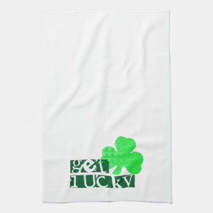 Holen Sie sich Lucky St Patrick's Day Kitchen Hand Geschirrtuch