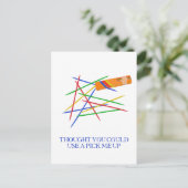 Holen Sie sich mir die Sticks, die das Spiel auflo Postkarte (Stehend Vorderseite)