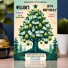Holen Sie sich Natur Cool Cash Only Money Tree 13. Einladung