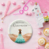 Holen Sie sich Nature Barn Wood Boho Farm Western Pappteller (Party)