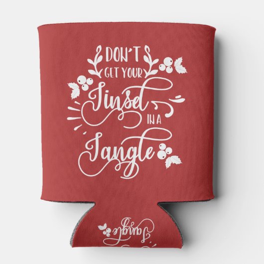 Holen Sie sich nicht Ihre Faust in zarter Weihnach Dosenkühler (Rückseite)