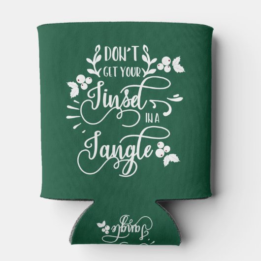 Holen Sie sich nicht Ihre Faust in zarter Weihnach Dosenkühler (Rückseite)