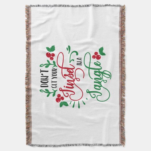 Holen Sie sich nicht Ihren Fingerhut in einem knac Decke (Vorderseite Vertikal)