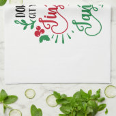 Holen Sie sich nicht Ihren Fingerhut in einem knac Geschirrtuch (Gefaltet)