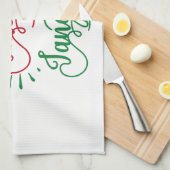 Holen Sie sich nicht Ihren Fingerhut in einem knac Geschirrtuch (Viertel Falte)