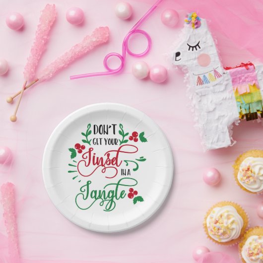 Holen Sie sich nicht Ihren Fingerhut in einem knac Pappteller (Party)