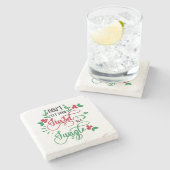 Holen Sie sich nicht Ihren Fingerhut in einem knac Steinuntersetzer (Seitenansicht)