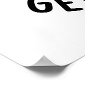 Holen Sie sich nicht Mad Leaven Funny Brot Pun Poster (Ecke)