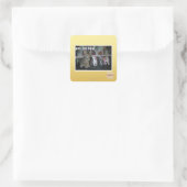 Holen Sie sich Quadratischer Aufkleber (Tasche)