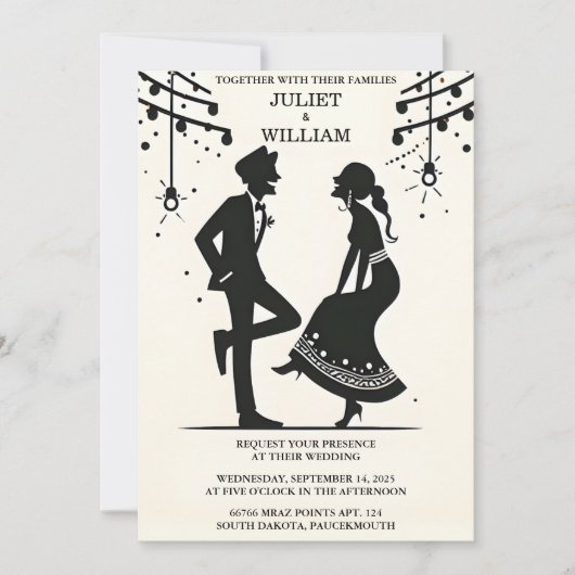 Holen Sie sich Quirky Funky Unique Spaß Meme Funny Einladung (Vorderseite)