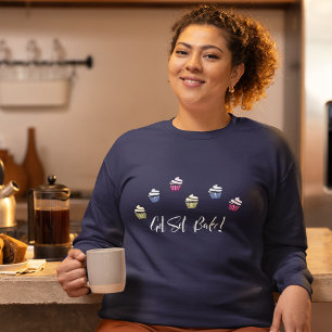 Holen Sie sich Set backen bunten Kuchen Sweatshirt
