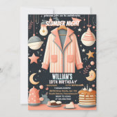 Holen Sie sich Sterne Sleepover Slumber Party 13.  Einladung (Vorderseite)