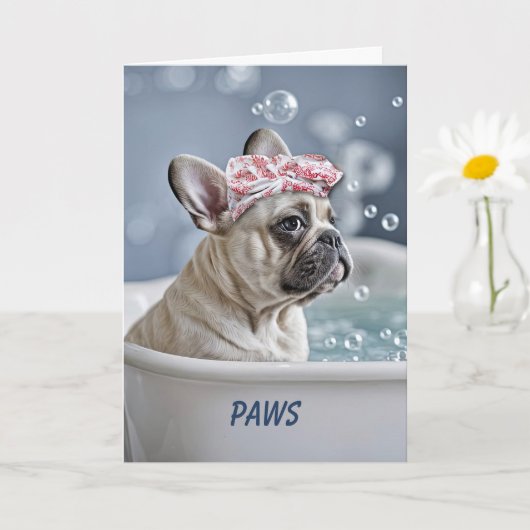 Holen Sie sich Wohlgefühl besser Niedliche Französ Karte (Kleine Pflanze)