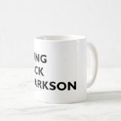 Holen Sie zurück Clarkson-Tasse Kaffeetasse (VorderseiteRechts)