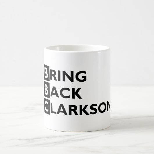 Holen Sie zurück Clarkson-Tasse Kaffeetasse (Mittel)