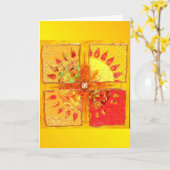 Holen Sie zurück die Sun-Karte Karte (Gelbe Blume)