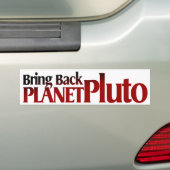 Holen Sie zurück Planeten Pluto Autoaufkleber (Auf Auto)