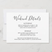 Holen wir uns das Wild Weekend Detail Leopard Bach Einladung (Vorderseite)