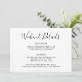 Holen wir uns das Wild Weekend Detail Leopard Bach Einladung (Stehend Vorderseite)