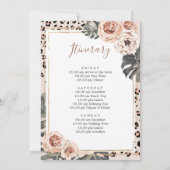 Holen wir uns Wild Animal Print Bachelorette Weeke Einladung (Rückseite)