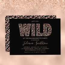 Holen wir uns Wild Rose Gold Leopard Bachelorette 