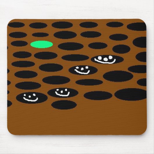 Holes & Green Mousepad (Vorne)