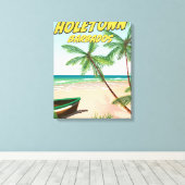 Holetown Barbados Leinwanddruck (Insitu (Holzboden))