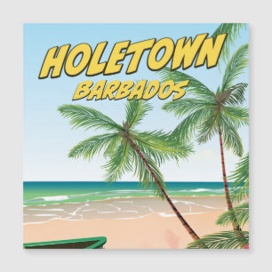 Holetown Barbados Magnetkarte