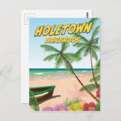 Holetown Barbados Postkarte (Vorne/Hinten)