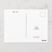 Holetown Barbados Urlaub Retro Postkarte (Rückseite)