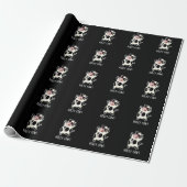 Holey Cow Funny Animal Pub Dark BG Geschenkpapier (Ungerollt)
