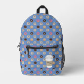 Holey Doughnut Custom Coffee Cup Bedruckter Rucksack (Vorderseite)