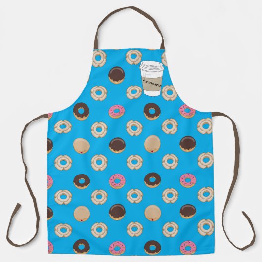 Holey Doughnut Custom Coffee Cup Schürze (Vorderseite)