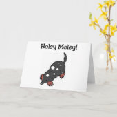 Holey Moley Birthday Card Karte (Gelbe Blume)