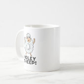 Holey Sheep Funny Animal Puff Kaffeetasse (Vorderseite Links)