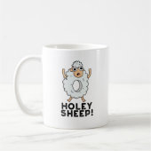 Holey Sheep Funny Animal Puff Kaffeetasse (Links)