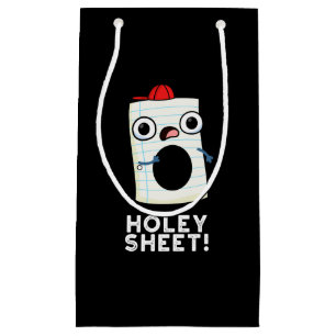 Holey Sheet Funny Paper Pub Dark BG Kleine Geschenktüte