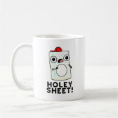 Holey Sheet Funny Paper Pub Kaffeetasse (Links)