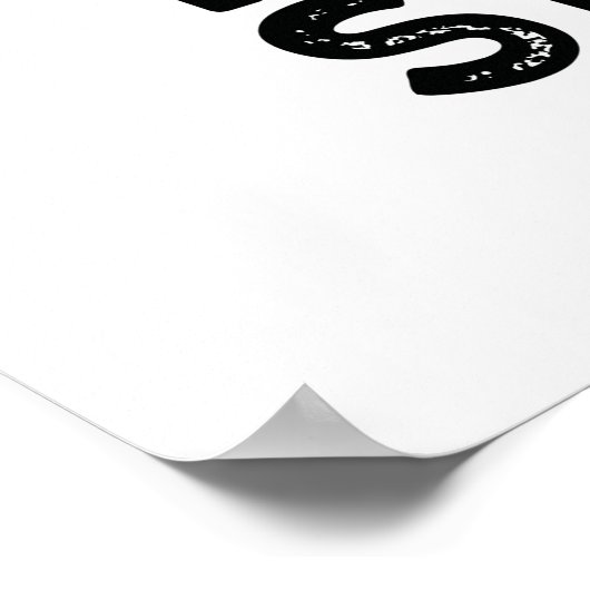 Holey Sheet Funny Paper Pub Poster (Ecke)