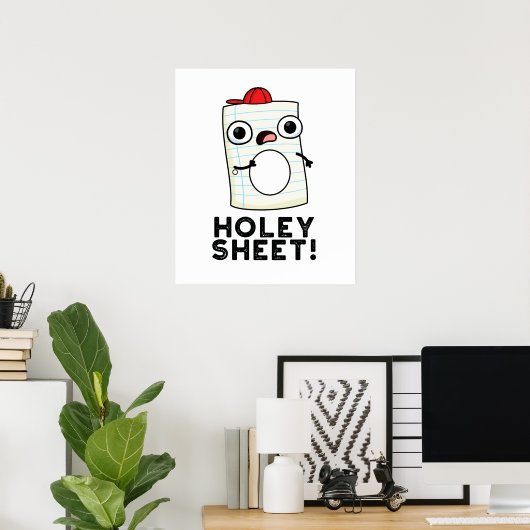 Holey Sheet Funny Paper Pub Poster (Heimbüro)