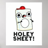 Holey Sheet Funny Paper Pub Poster (Vorne)