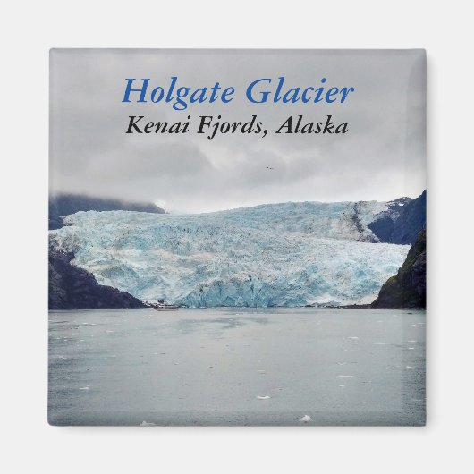 Holgate Glacier Kenai Fjords Alaska Foto Magnet (Vorne)