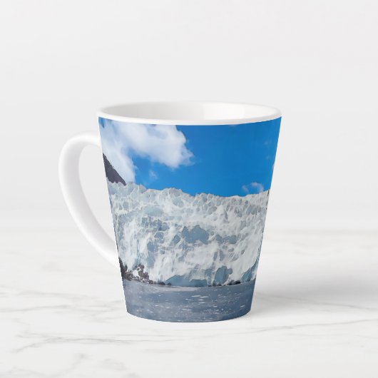 Holgate-Gletscher - Latte-Mug Milchtasse (Linke Ecke)
