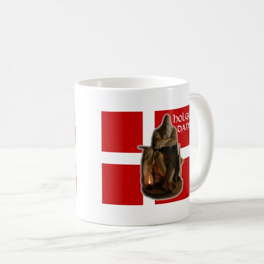 Holger Danske 11-Unze-klassische weiße Tasse (VorderseiteRechts)